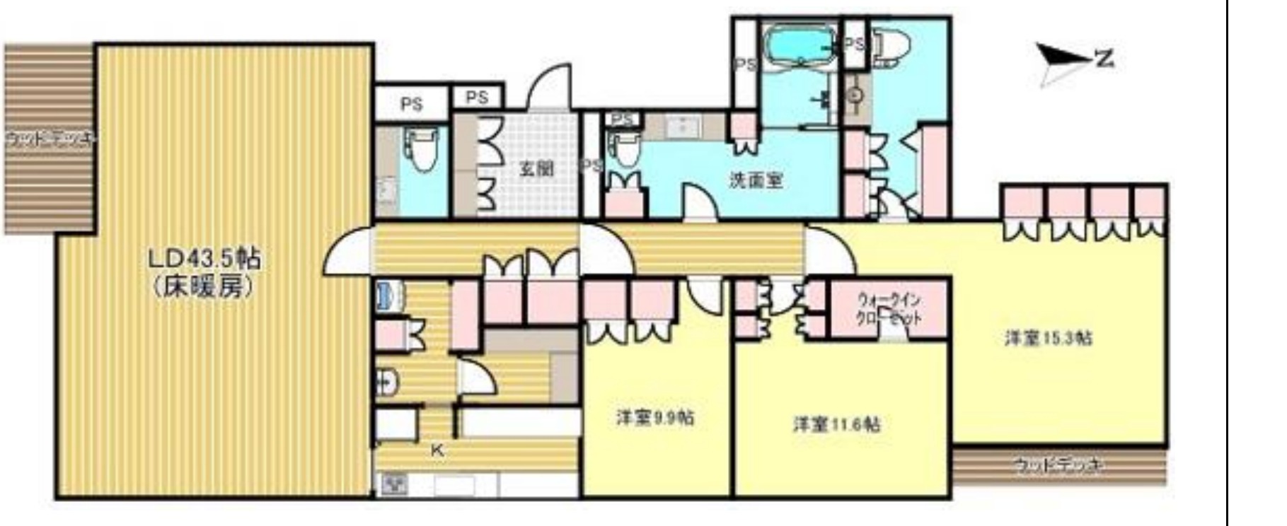 Forest Terrace Shoto Room 406 — Floor Plan
