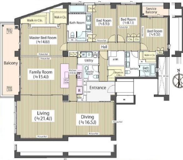 Garden Takanawa floor plan