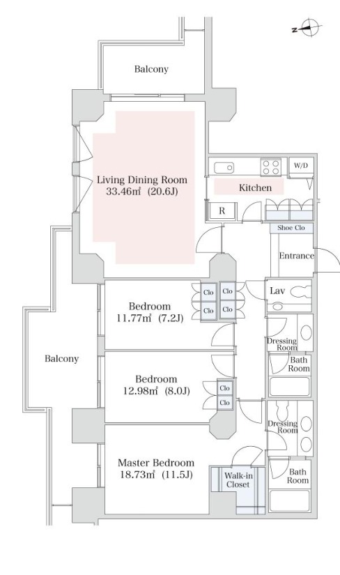 Izumi Garden Residence floor plan