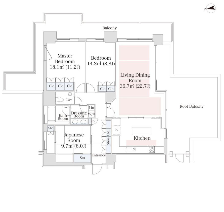 Izumi Garden Residence floor plan