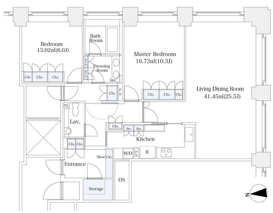 La Tour Shibakoen floor plan