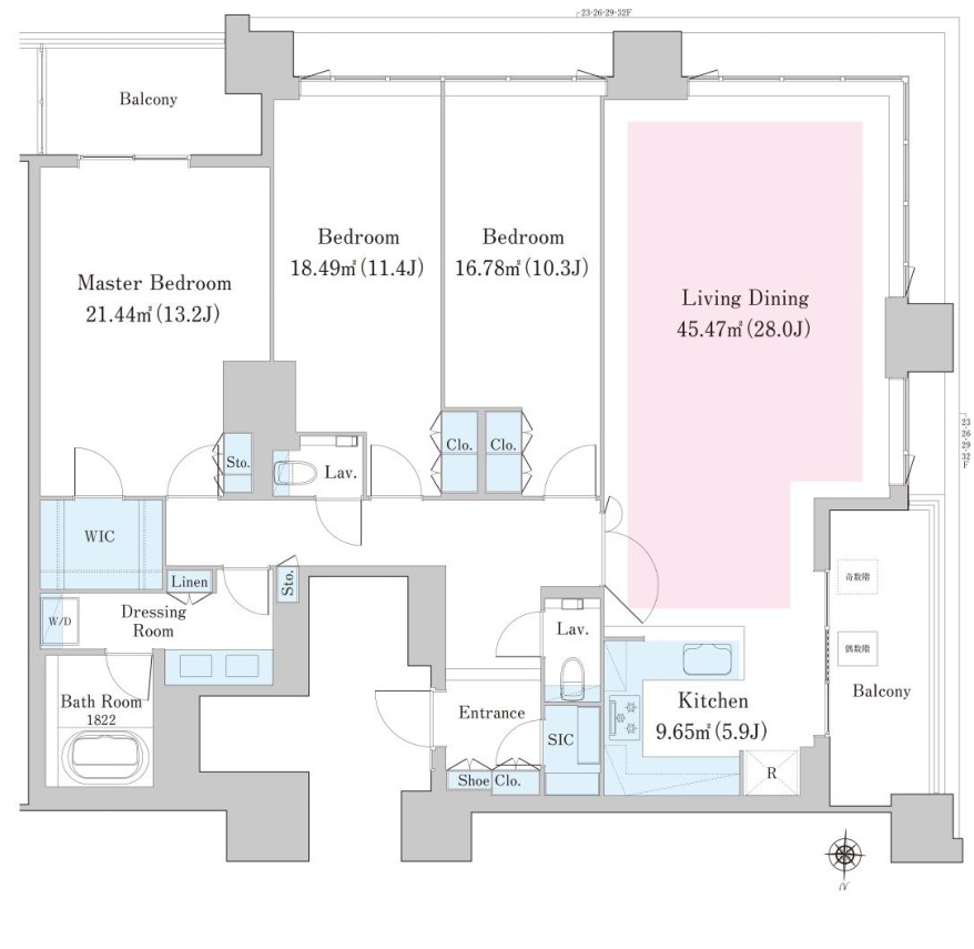 Nakano Station Residence floor plan