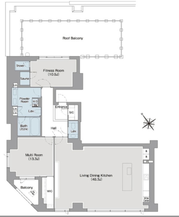 Prestige Residence Shirokanedai floor plan