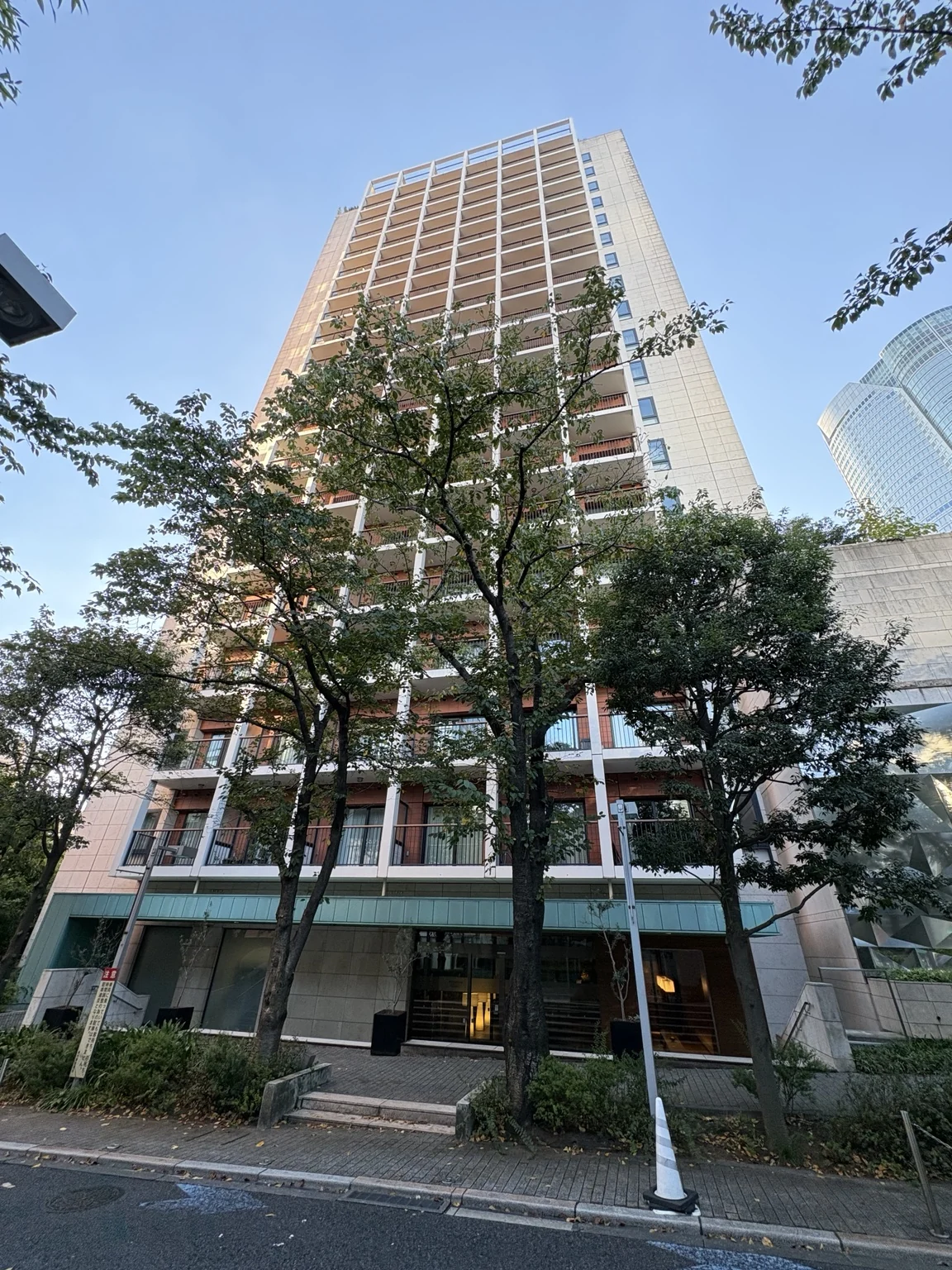 Exterior of Roppongi Hills Residence D in Tokyo